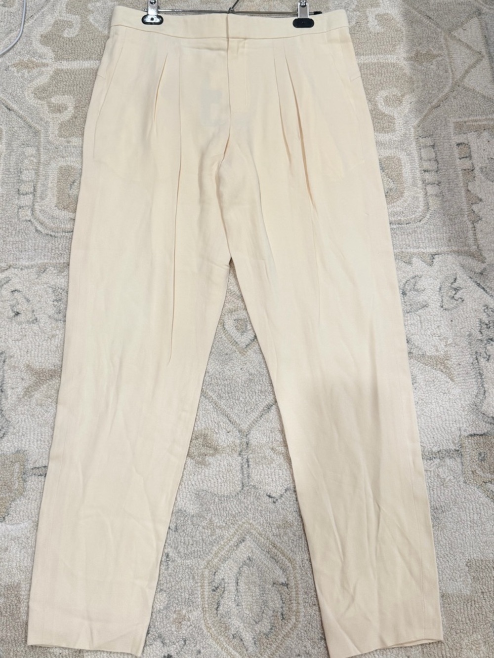 Chloe Vanilla Tapered Trouser from Spring 2015 Collection Size 42 FR/US 10